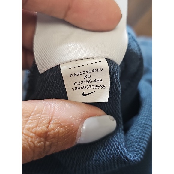 Nike‎ Shorts Women's Blue  Sportswear Club Fleece Sweat Size XS - Picture 8 of 10